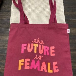 Talking Out of Turn x The Future is Female Tote Bag